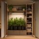 Cómo ocultar cables, luces y accesorios de un cultivo interior en casa